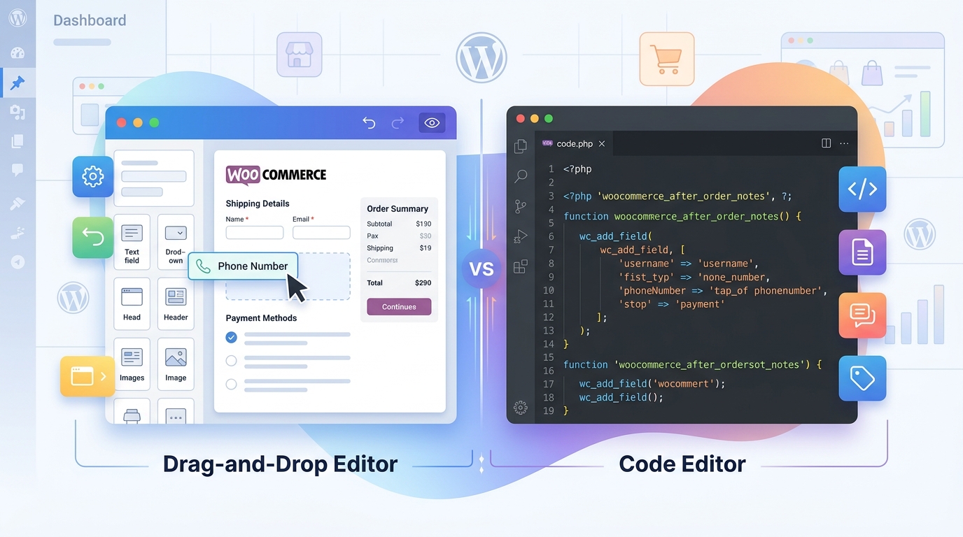 Comparison: Plugin vs. Code Approaches — custom checkout page woocommerce