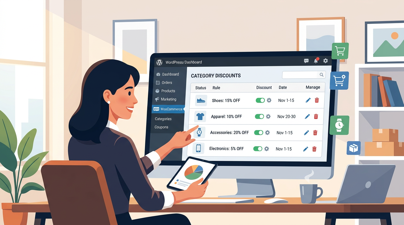 Benefits of Offering Category Discounts — woocommerce category discount