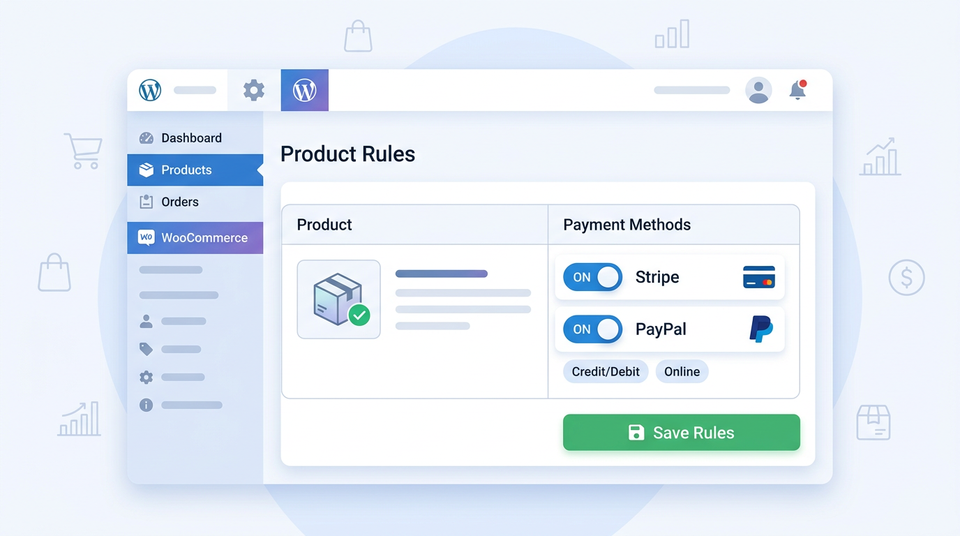 Step 5: Select Gateways and Save — woocommerce payment gateway per product